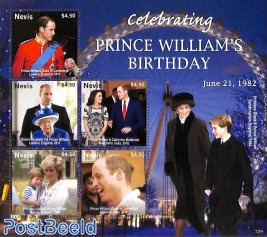 Prince William 40th birthday 5v m/s