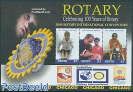 Rotary centenary 3v m/s