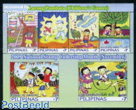 Stamp Collecting Month, games s/s