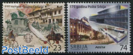 175 Years Serbian Post 2v