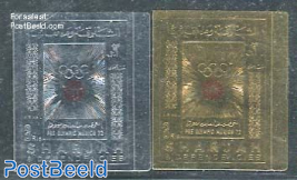 Olympic Games 2v (silver/gold), imperforated