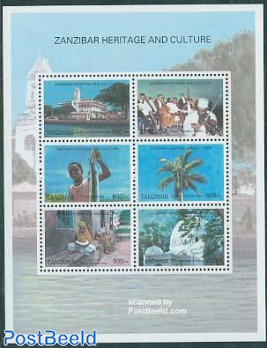 Zanzibar heritage & culture 6v m/s