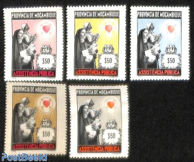 Welfare stamps 5v