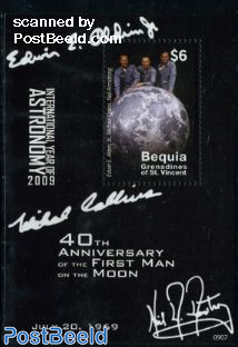 Bequia, Moonlanding anniversary s/s